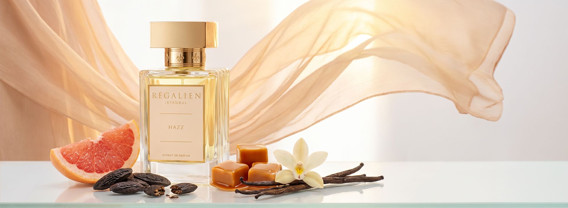 Sophisticated sweetness and a refreshing citrus breeze from Regalien Istanbul "Hazz"